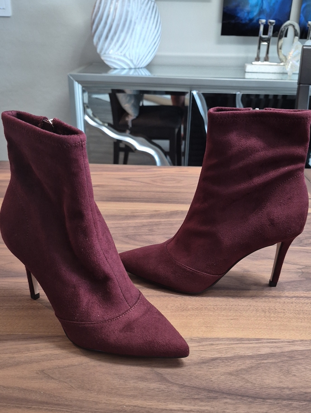 JESSICA SIMPSON ABJELLIS KITTEN HEEL BOOTIES WOMEN'S SZ 5.5 M $100